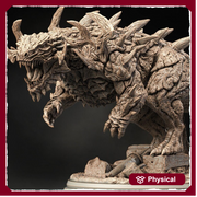 Behemoth, Tarrasque (5 sizes) D&D Miniature | 292mmmm Long, 104mm Height | Resin Statue | Figurine - Only-Games