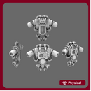 Space Knights V2 Metal Storm Backpack X 10
