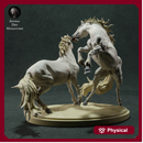 Camargue Horses Fighting 1/32