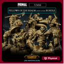 5 miniatures - 32mm - Fellows of the Realm Snow Clothes Bundle - Uncharted Kingdom