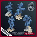 Tshuk - Female Goblin Sharpshooter in Action and Football Pose