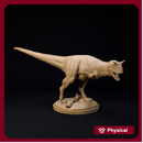 Carnotaurus roaring 32mm scale - dinosaur companion