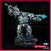 Sci-Fi Heavy Terminator Battle Mech Knight Miniature | 32mm, 40mm, 50mm, 65mm 80mm BASE SIZES | Resin Unpainted | Sci-fi Archvillain Games - Only-Games