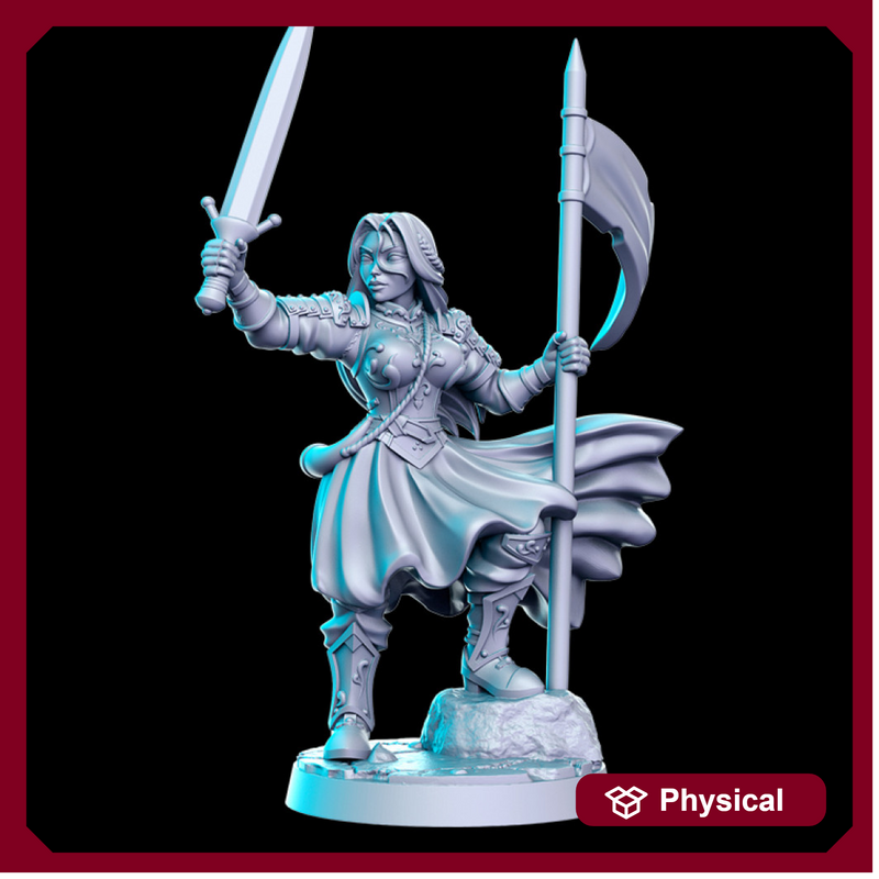 Aegwynne (Battlemaiden) - Knight- 32mm - DnD