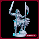 Aegwynne (Battlemaiden) - Knight- 32mm - DnD