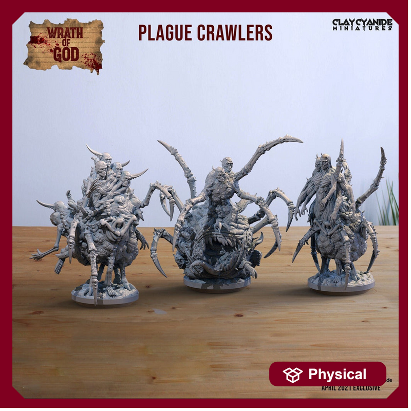 Flesh Abomination Crawlers Demon | 55mm tall | 28mm/32mm scale | Dungeons and Dragons | Pathfinder | - Only-Games