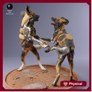 African Painted Dogs Playing 1/35
