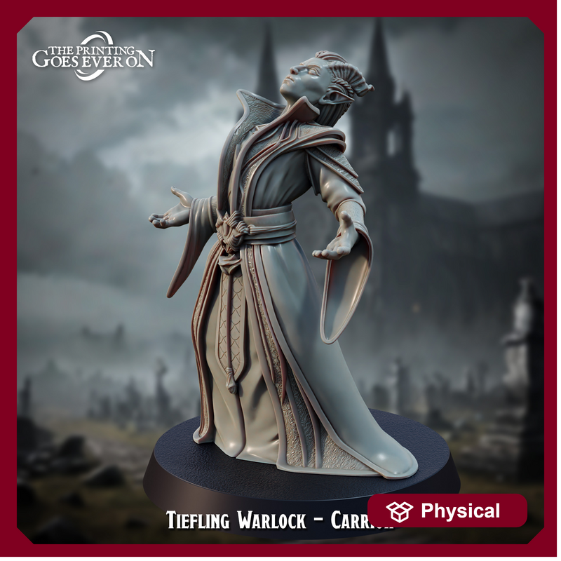 Tiefling Warlock of the Fiend - Carrion