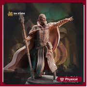Human Illusionist Wizard, Warlock, Sorcerer PC / NPC Resin Figure | 28mm, 32mm,54mm,75mm, 100mm Scales | Dungeons and Dragons  5E | DM Stash - Only-Games