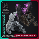 Clockwork Stone Defender - Artificer Creature - PRESUPPORTED - 32 mm scale