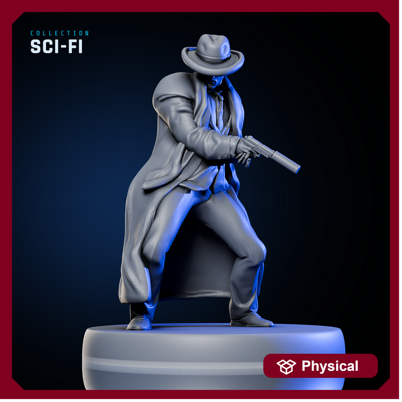 Detective Jack Zeal w/ Pistol - Only-Games