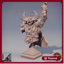 Proponezius Q bust - The Chaos Barbarians of Q