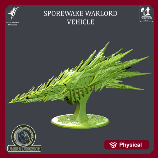SPOREWAKE WARLORD VEHICLE - 120mm Base - Only-Games