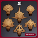 Iron Maidens - Miniature Heads