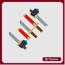 Cyber Samurai Tanto Style Knife Set