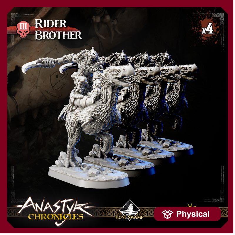 ANASTYR CHRONICLES - WARRIOR_BROTHER_MOUNTED (x4)