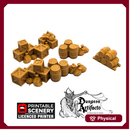 Cargo Piles - The Lost Islands - Printable Scenery