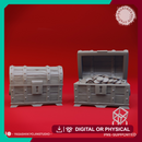 Treasure Chest Pack - Tabletop Miniature (Pre-Supported)