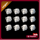 (Legion) 12x Scout Trooper Helmets