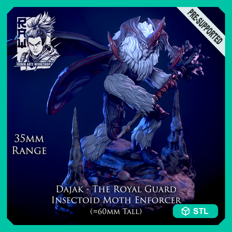 Dajak The Royal Guard - STL only