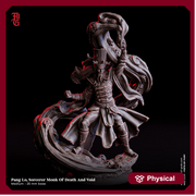 Sorcerer Necromancer Monk, Wizard, Warlock | 28mm, 32mm,54mm,75mm,100mm Scales Player Character Mini D&D5e Pathfinder Figure | Flesh of Gods - Only-Games