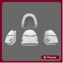 Space Knights V6 Stroud Smooth Shoulder Pad Type B X 10