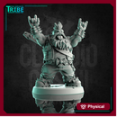 (0193) Male dwarf bard rocker with guitar