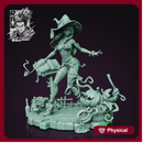 Hazel The Pumpkin Witch - 75mm