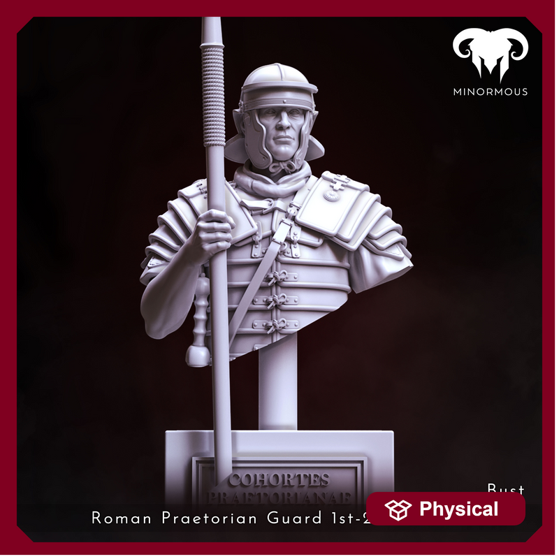 Bust - Roman Praetorian Guard 1st-2nd C. A.D. On Duty!