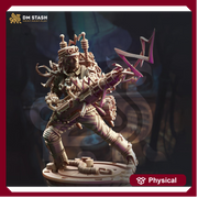 Human Female Artificer Artillerist PC/ NPC Mini | 28mm,32mm,54mm,75mm,100mm Scale | Dungeons and Dragons 5e  | Pathfinder | DM Stash - Only-Games