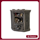 Dark Magister Corner Bookshelf