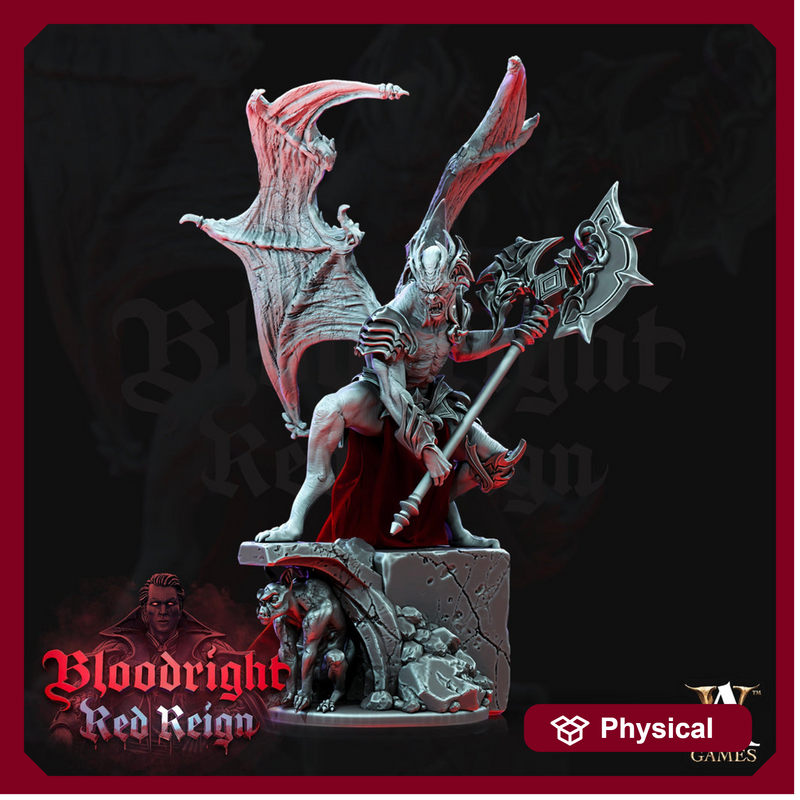 Vampire Elder | 120mm tall available: 28mm, 32mm, Scales | Undead Dungeons and Dragons 5e Miniatures | Pathfinder | Figurine | DnD Mini | - Only-Games