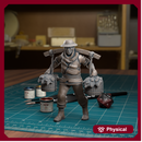 Farmer With Buckets Full Of Hay - TytanTroll Miniatures - DnD - Fantasy