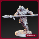 Horathi warrior with kopesh - Egyptian god - 32mm - DnD