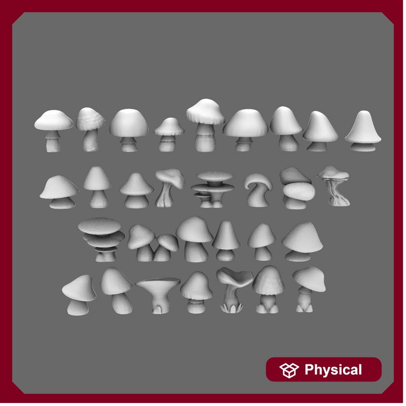 BWTF Scenics Mushroom Basing Items