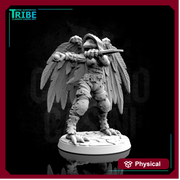(0106) Male featherfolk birdman thief with knives - Only-Games