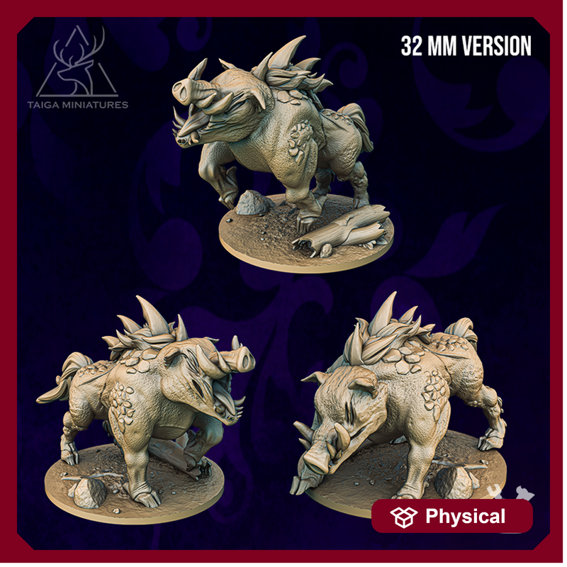 Wild Boars x3 32mm