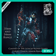 Demon Knight Claudio - STL only - Only-Games