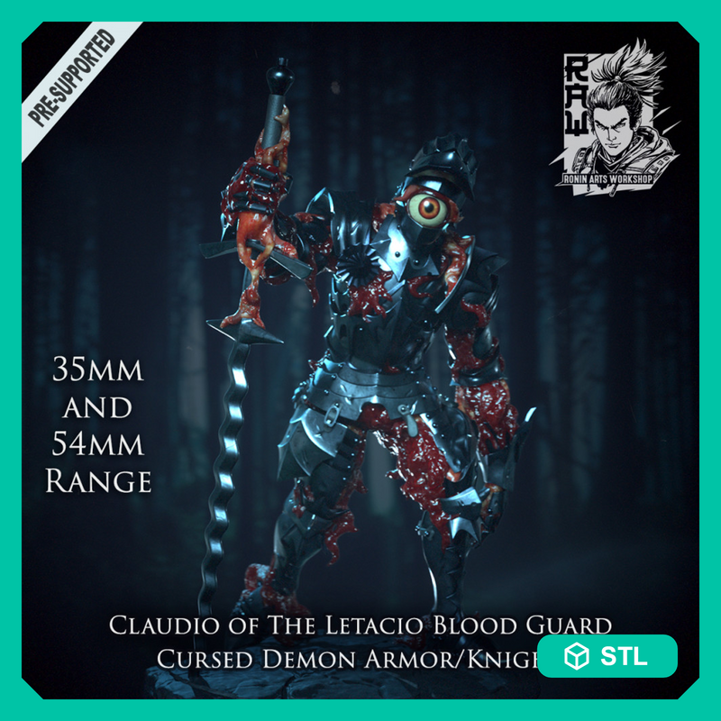 Demon Knight Claudio - STL only - Only-Games