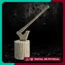 Axe in a Stump - Woodcutter Terrain Prop STL for DnD & Wargaming