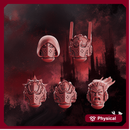 Crimson Wings Heads Set x5