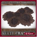 Multi Crater A: Blast Craters Terrain Set