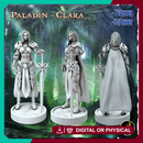 Paladin Warrior Clara - Paladin Warrior Greatsword Paladin  - 75mm + 35mm Scale