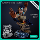 Karoku The Monk - Warrior Bust - STL only