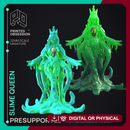 Slime Queen - Slime Boss - PRESUPPORTED - Illustrated and Stats - 32mm scale