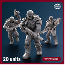 Squad. Greyplate Troops. Imperial Guard