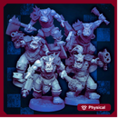 Modular Orc Pistol/Melee Lads x5 - Kit A (Lad Size)