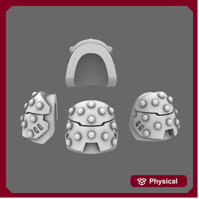 Space Knights V6 Stroud Studded Shoulder Pad Type C X 10