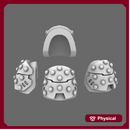 Space Knights V6 Stroud Studded Shoulder Pad Type C X 10