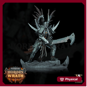 Cassandra Human Female Oathbreaker Paladin Chaos Knight Unpainted Miniature | 28mm, 32mm, 54mm,75mm Scales |Dungeons and Dragons |Pathfinder - Only-Games